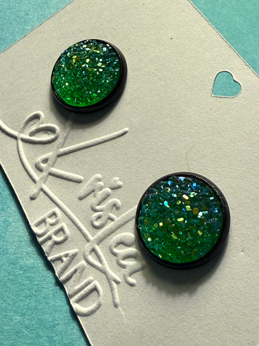 Druzy Stud Earrings