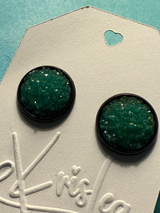 Druzy Stud Earrings